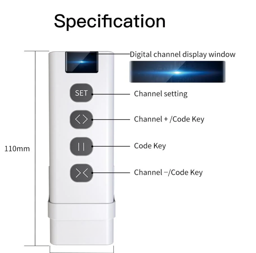 Smart Transmitter Remote for Curtain