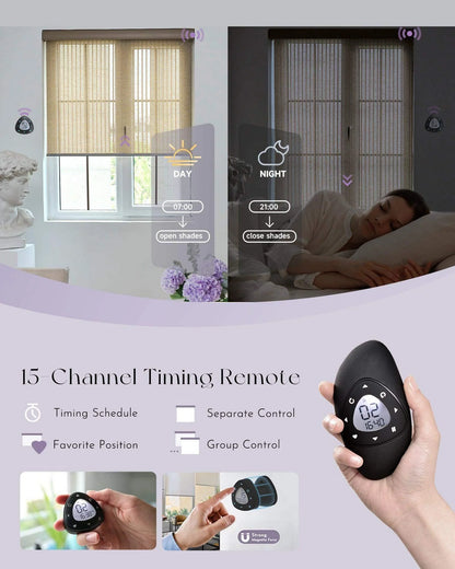Electric roller blind remote control | Nature Series | Customizable