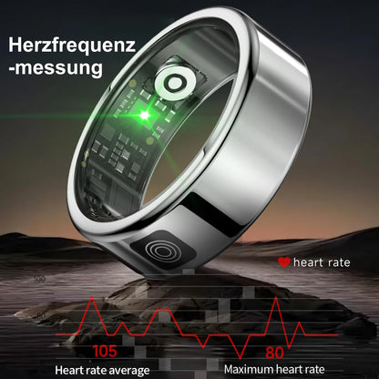 Smart Ring with Display Fitness Tracker Heart Rate Monitor Sleep Tracker
