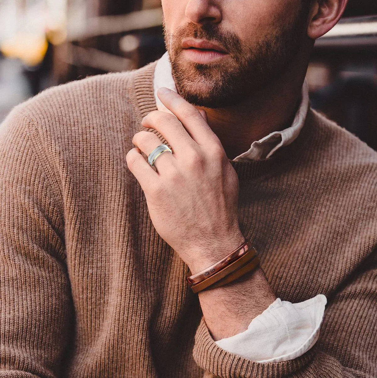 Smart Ring Fitness Tracker Health Rings Heart Rate Monitor Sleep Tracker Blood Oxygen Pedometer Step Counter Calories Waterproof Fitness Rings for Men Women